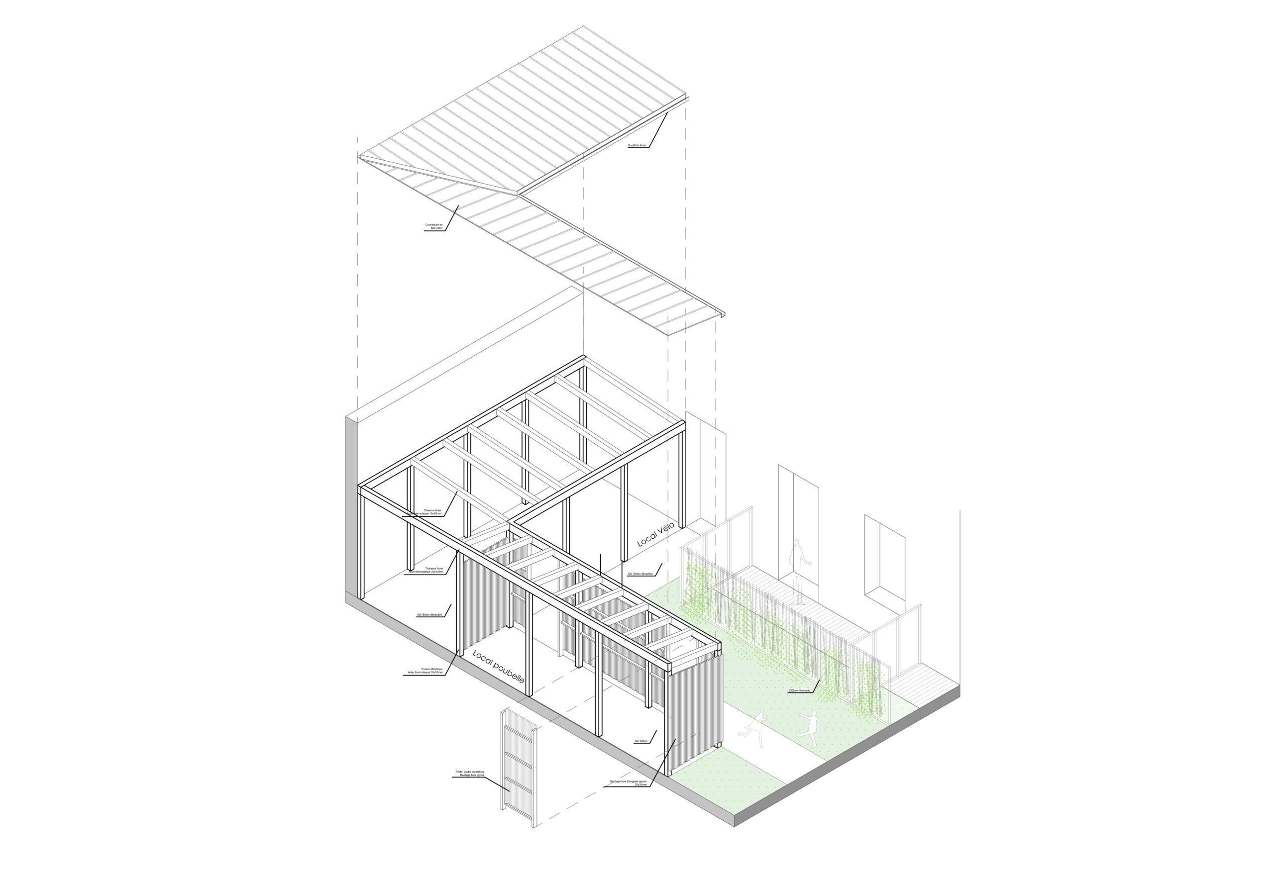 réhabilitation du Centre social ARAGO de LOOS par les architectes de Tourcoing 